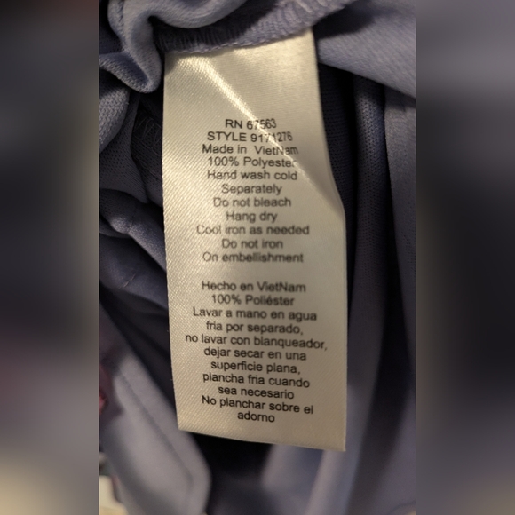 SLNY Blue Layered Dress - Picture 4 of 4